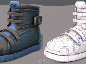shoes cartoonv11 3Dモデル