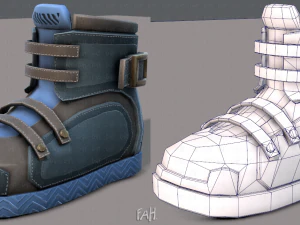 shoes cartoonv11 3D Model