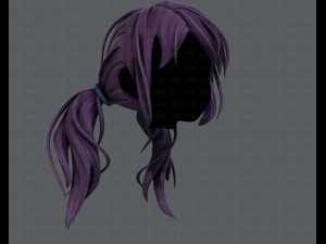 3d hair style for girl v27 3D Model