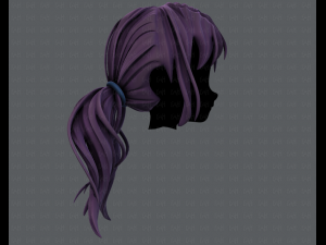 3d hair style for girl v27 3D Model