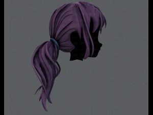 3d hair style for girl v27 3D Model
