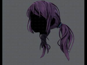 3d hair style for girl v27 3D Model
