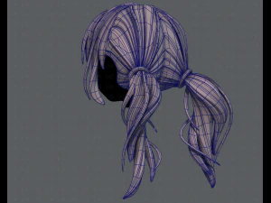 3d hair style for girl v27 3D Model