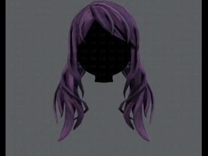 3d hair style for girl v27 3D Model