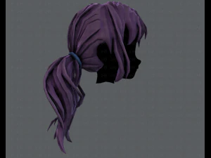 3d hair style for girl v27 3D Model