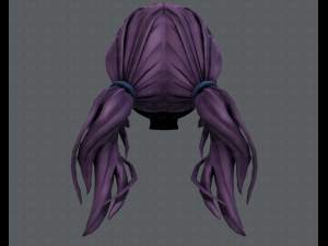 3d hair style for girl v27 3D Model