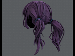 3d hair style for girl v27 3D Model