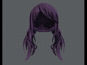 3d hair style for girl v27 3D Model