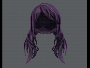 3d hair style for girl v27 3D Model