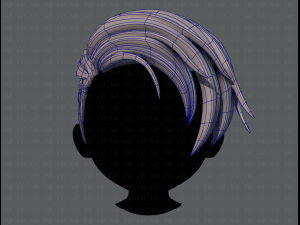 3d hair style for boy v27 3D Модель