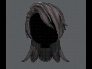 3d hair style for girl v28 3D Model