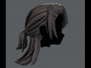 3d hair style for girl v28 3D Model