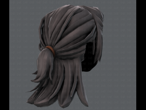 3d hair style for girl v28 3D Model