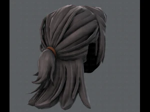 3d hair style for girl v28 3D Model