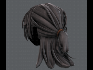 3d hair style for girl v28 3D Model