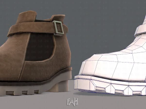 靴漫画v12 3Dモデル