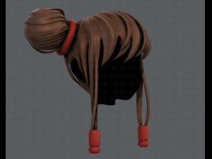 3d hair style for girl v29 Modèle 3D