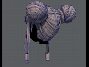 3d hair style for girl v29 Modèle 3D