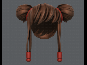 3d hair style for girl v29 Modèle 3D