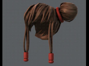 3d hair style for girl v29 3D Model