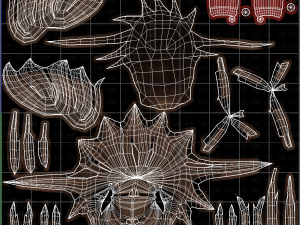 3d hair style for girl v29 Modèle 3D