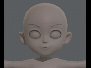 Base mesh boy character v03 3D Model