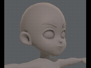 Base mesh boy character v03 Model 3D
