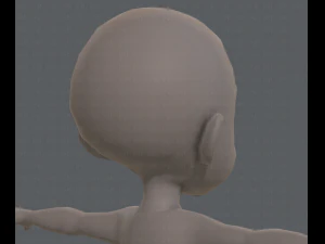 Base mesh boy character v03 3D Model