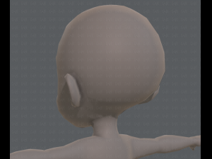 Base mesh boy character v03 Model 3D
