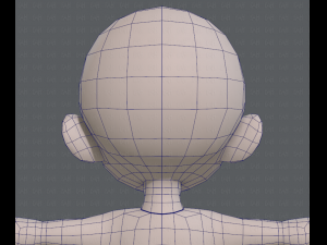 Base mesh boy character v03 Model 3D
