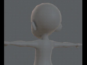 Base mesh boy character v03 3D Model