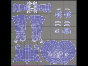 Base mesh boy character v03 3D Model