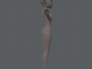 base mesh woman 05 Model 3D