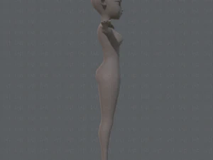 base mesh woman 05 3D Model