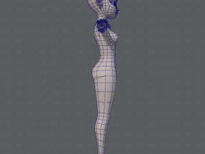base mesh woman 05 Model 3D