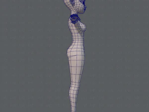 base mesh woman 05 3D Model