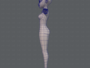 base mesh woman 05 Model 3D