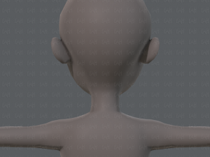 base mesh woman 05 Model 3D