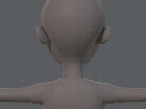 base mesh woman 05 3D Model