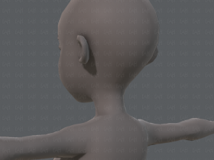 base mesh woman 05 Model 3D