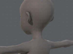 base mesh woman 05 3D Model