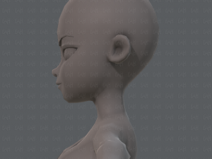 base mesh woman 05 Model 3D