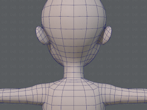 base mesh woman 05 Model 3D