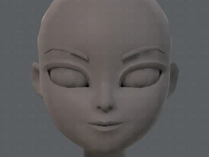 base mesh woman 05 3D Model
