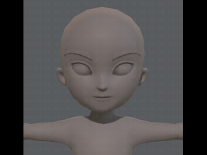 base mesh boy character v04 3D Model