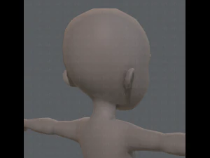 base mesh boy character v04 3D Model