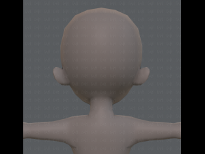 base mesh boy character v04 3D Model