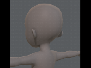 base mesh boy character v04 3D Model