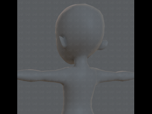 base mesh boy character v04 3D Model