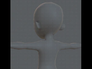 base mesh boy character v04 3D Model